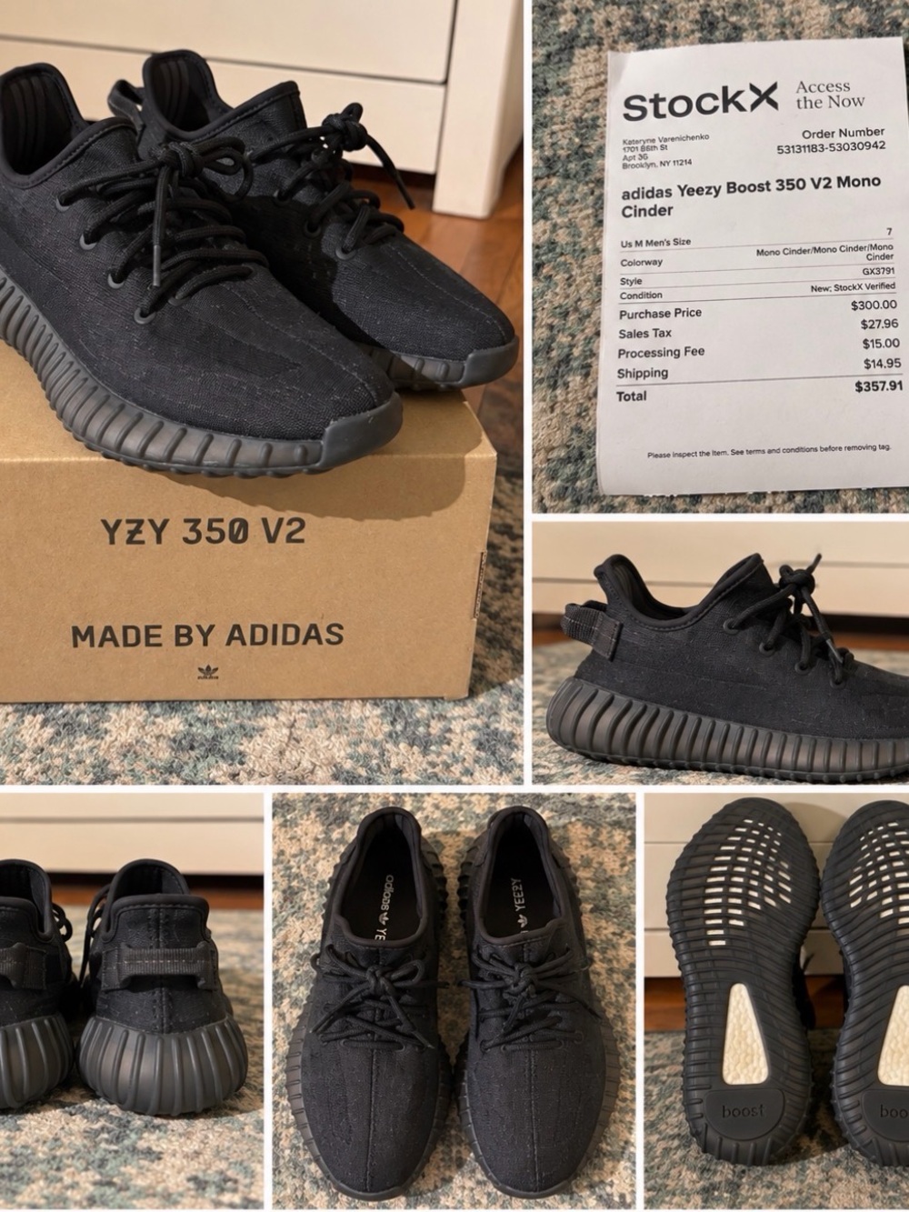 adidas Sneakers Yeezy 350 V2 - Black